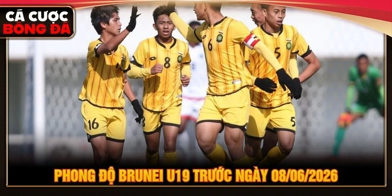 Phong độ Brunei U19 trước ngày 08/06/2026