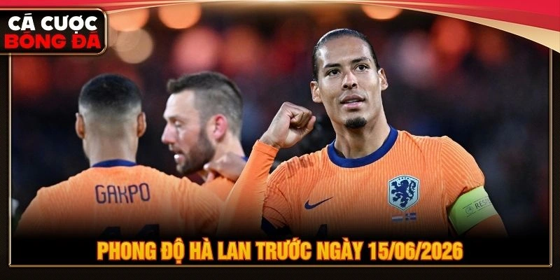 Phong độ Hà Lan trước ngày 15/06/2026 Phong độ Hà Lan trước ngày 15/06/2026
