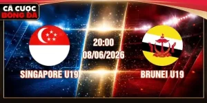 Nhận định Singapore U19 vs Brunei U19 20:00 ngày 08/06/2026