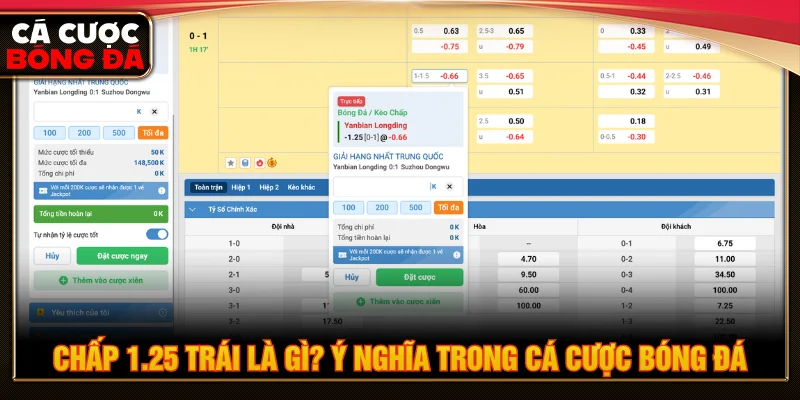 Khái niệm chấp 1.25 trái